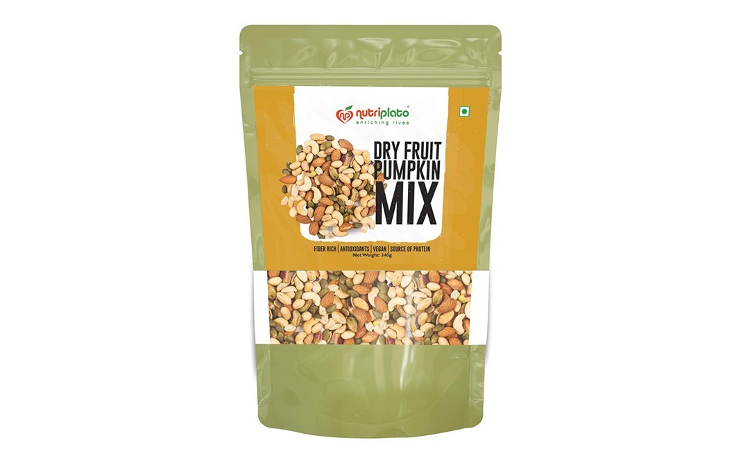 Nutriplato Dry Fruit Pumpkin Mix    Pack  340 grams